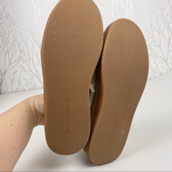 ZARA Suede Leather Upper Platform Fashion Sneaker 10 - Picture 6 of 13